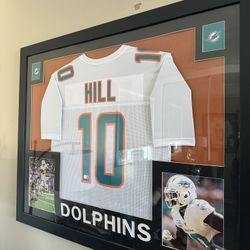 Tyreek Hill Fram And Signed Jersey