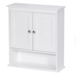 White Bathroom Cabinet 