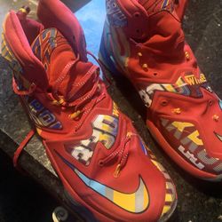 Rare Labron James Akron Shoes 