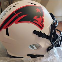 Jonn Hannah Signed Football Helmet