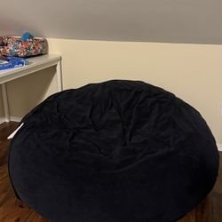 Navy Blue Bean Bag Chair 