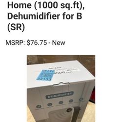 Dehumidifier, 98 OZ Dehumidifiers for Home (1000 sq.ft), Dehumidifier for Basement