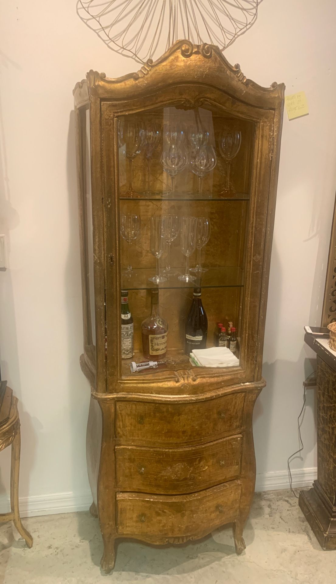 Antique Curio cabinet.