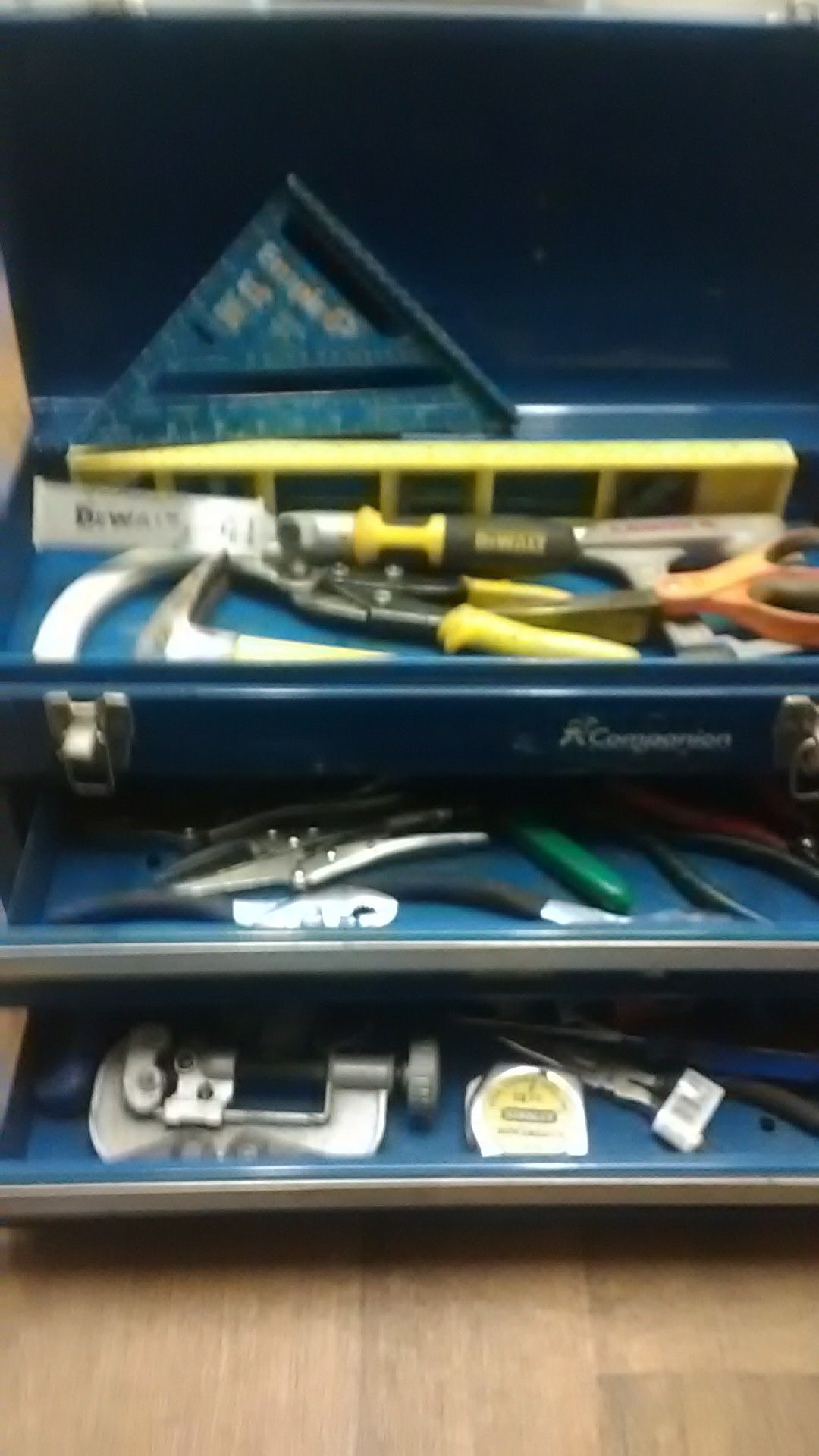 Sears companion tool box and tools