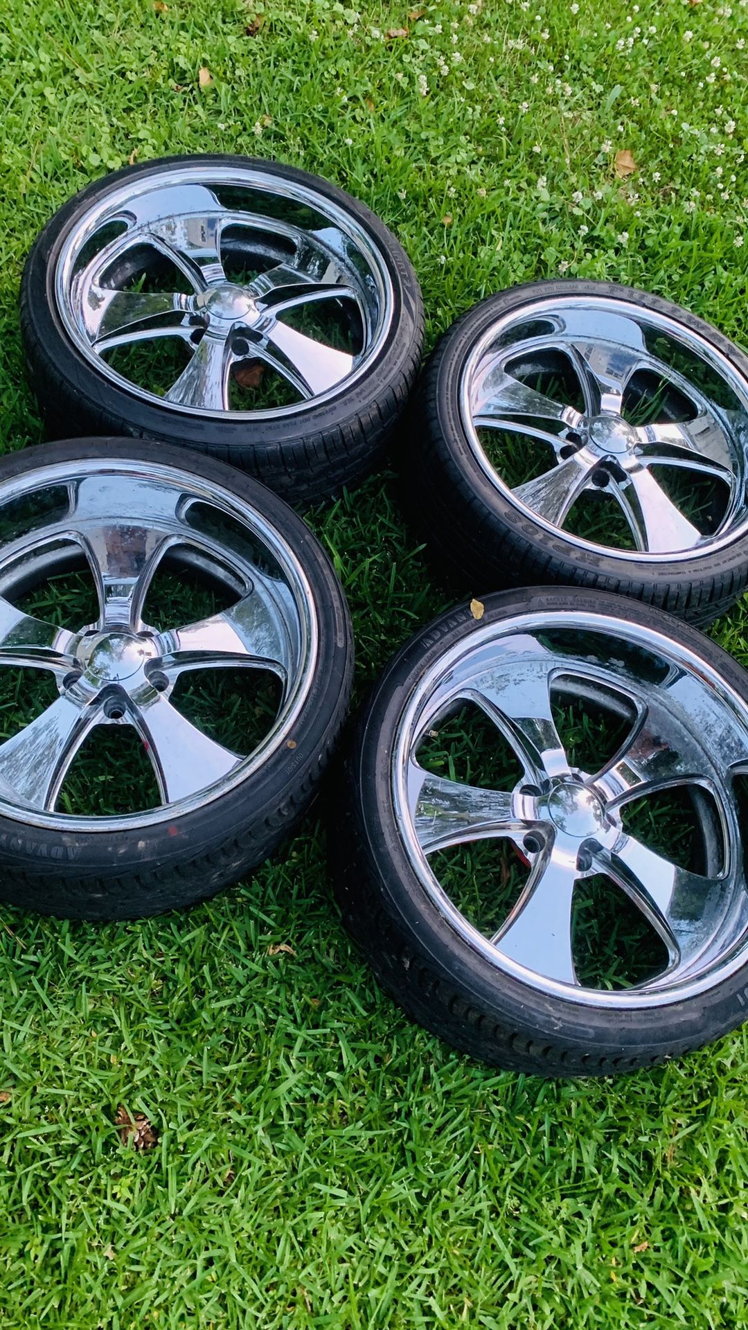 20 Inch 5x4.5 Offset Budnik Wheels