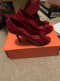 Red Shoes With Heel