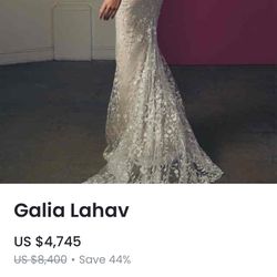 Galia Lahav size 0 Wedding Dress