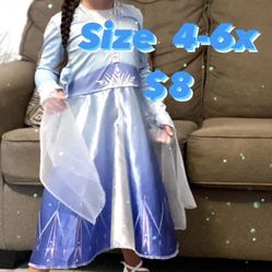 Costume Elsa Size 4-6 