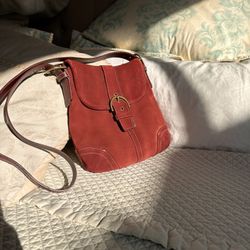 Coach SoHo Suede Shoulder Bag (Vintage)