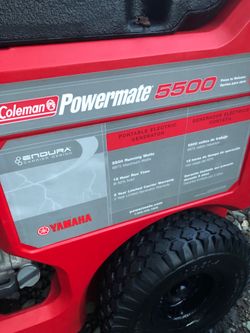 Like new 5500 W Coleman PowerMate Yamaha low hours very nice