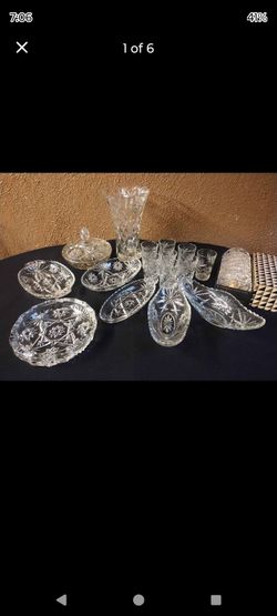 Vintage Anchor Hocking Star of David Large Lot