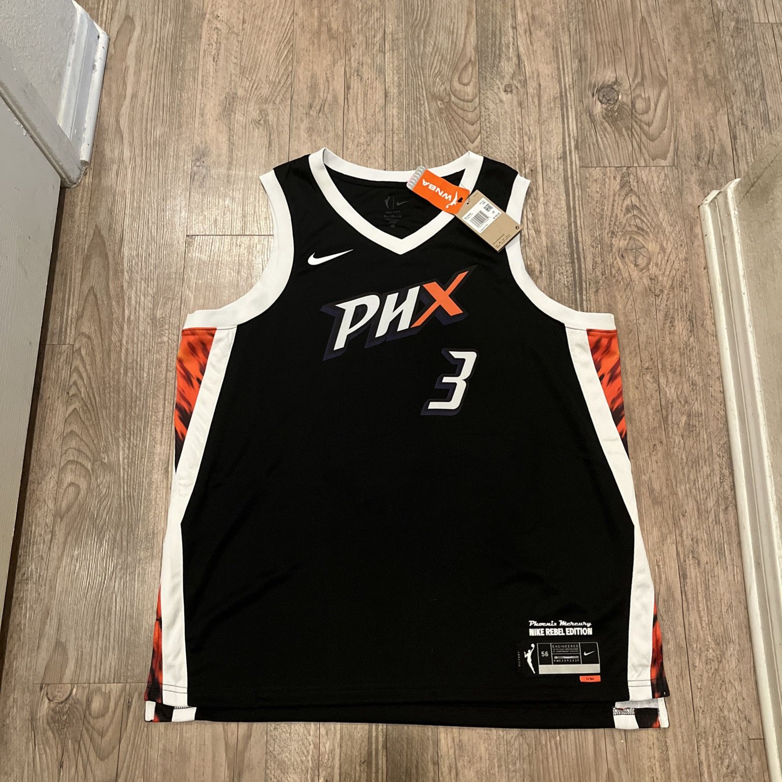NWT Nike Rebel Edition Phoenix Mercury Diana Taurasi Basketball Jersey Size XXL