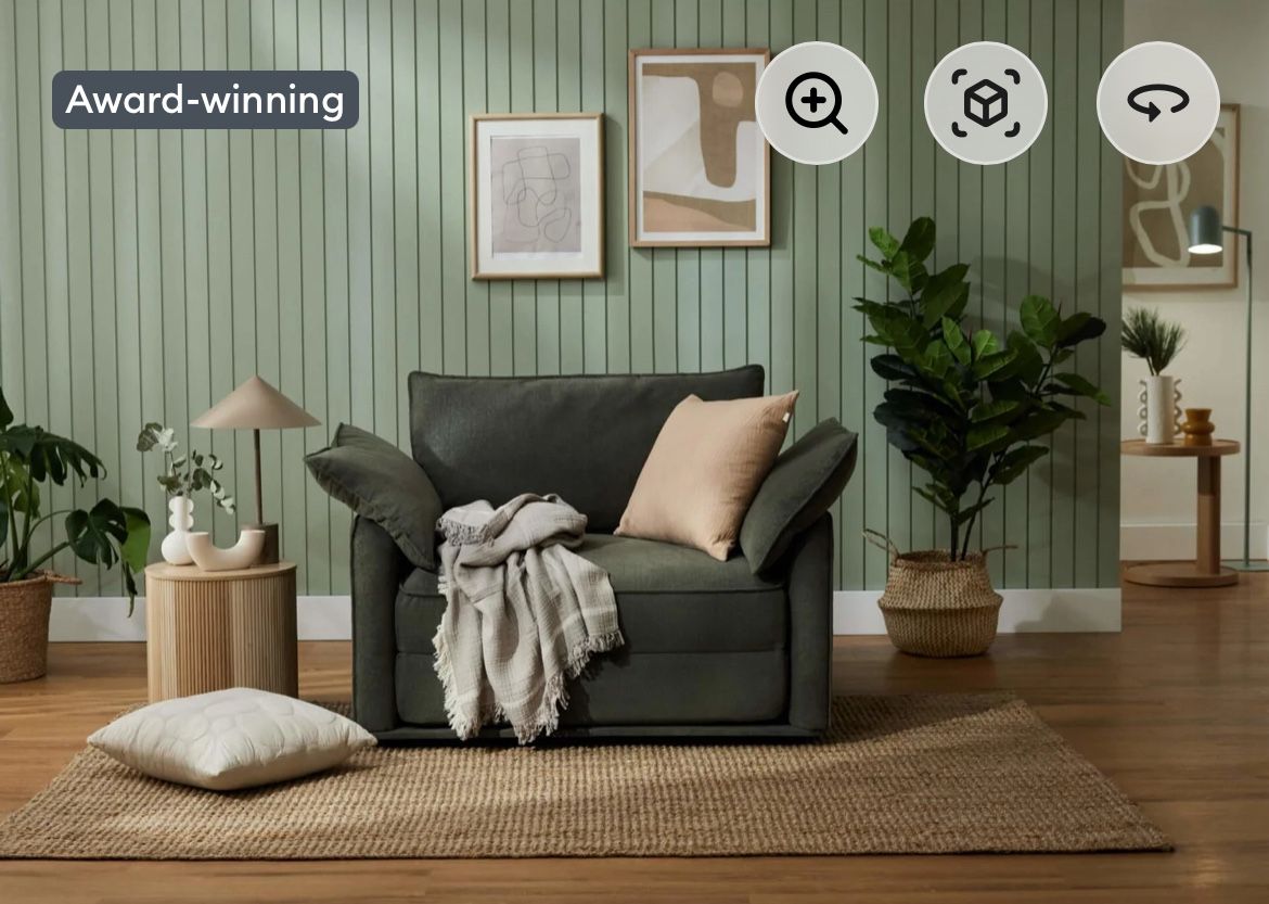 Koala Sofa Bed 46" (1.5-Seater)(1 Figtree) + Storage Ottoman