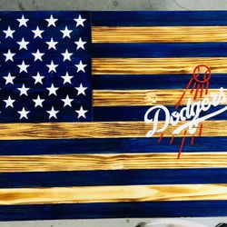 Wooden Flags . Custom 2 Sizes