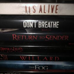 Lot of 11 Horror DVDs  $1. Ea. 