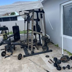 Bench And Dumbbells 