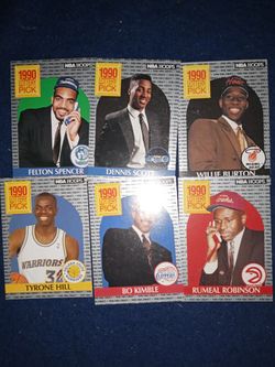 NBA Hoops 1990 Lottery pick Basketball Cards