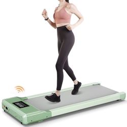 DeerRun 2024 Upgrade Walking Pad, Smart Under Desk Treadmill for Home Office