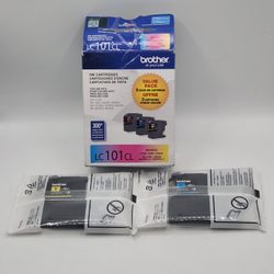 Brother LC1013PKS Ink Cartridge - Cyan/Yellow ONLY 2024 02.

CYAN AND YELLOW ONLY 

Factory sealed package,  never used.  I changed my printer and no 