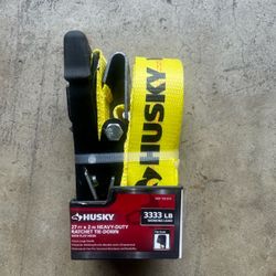 Husky 27 ft x 2 in Heavy-Duty Ratchet Tie-Down