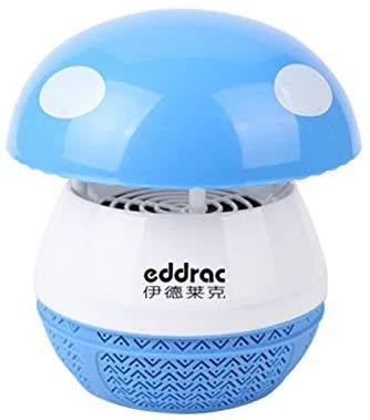 Generic Blue : Eddrac MW-52 Electronic Photocatalyst LED Mosquito Killer Lamp Mushroom Light