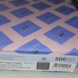 N. Peoria Brand New Sparco DP copy paper 8.5 x 11 pink 500 sheets printing print printer Description Has Pickup Location Options