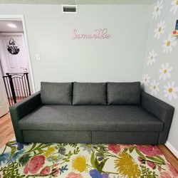 Sleeper Sofa, dark Gray