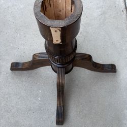 FREE - Antique Wooden Table Base - Sturdy and Elegant Design 