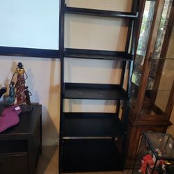 Black Ladder Shelf  70 Heigth 25 Length 