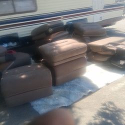 Sofewith recliners , brand new symbol back together