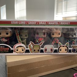New In Box Funko Holiday 5 Pack Guardians Of The Galaxy