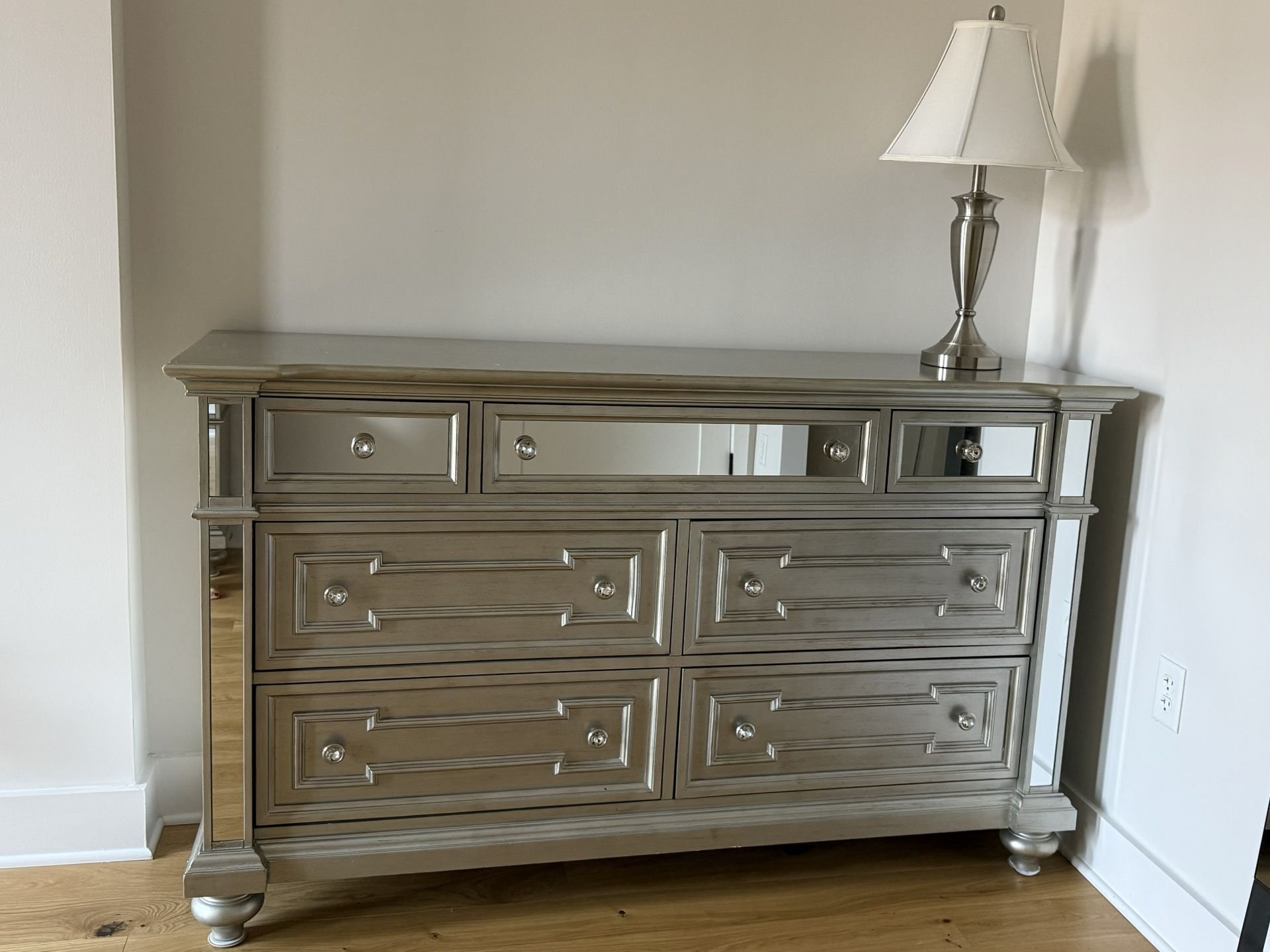 Glam mirror Bedroom Set