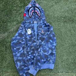 PSG Blue Bape Zipup⬇️