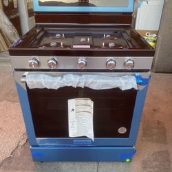 New.,has small Dent Bottom Right.. KitchenAid 5.8 cu. ft. Gas Range with Self-Cleaning Oven in Stainless Steel  $695.00     O’B’O’