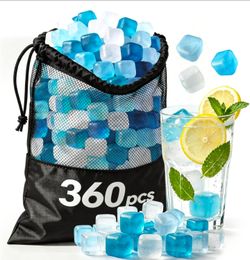 SHENGQIPC Reusable Ice Cubes for Camping, 360 Pack, 12 lbs
No Mess, No Diluting, BPA-FREE,