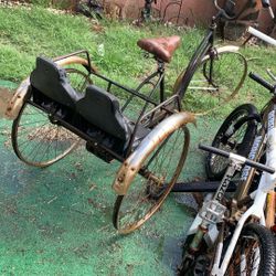 Tri  Bicycle. Original.  