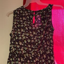 Blue Floral Dress