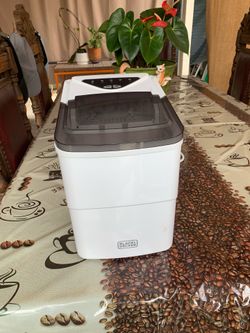 Ice maker machine black and decker