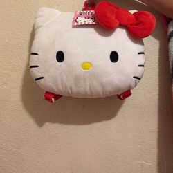 Hello kitty plushie bag