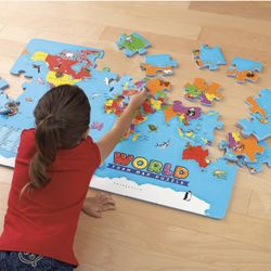 Educational Insights World Foam Map Puzzle