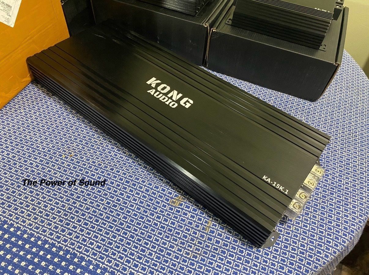 Brand New Kong Audio 15000w Rms Full Range Mono Amplifier $650 each