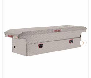 Crossover Truck Tool Box in Aluminum w/ Low-Profile, 72 in. Full-Size, in Diamond Plate