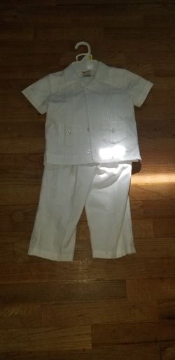 White little boys outfit size 3