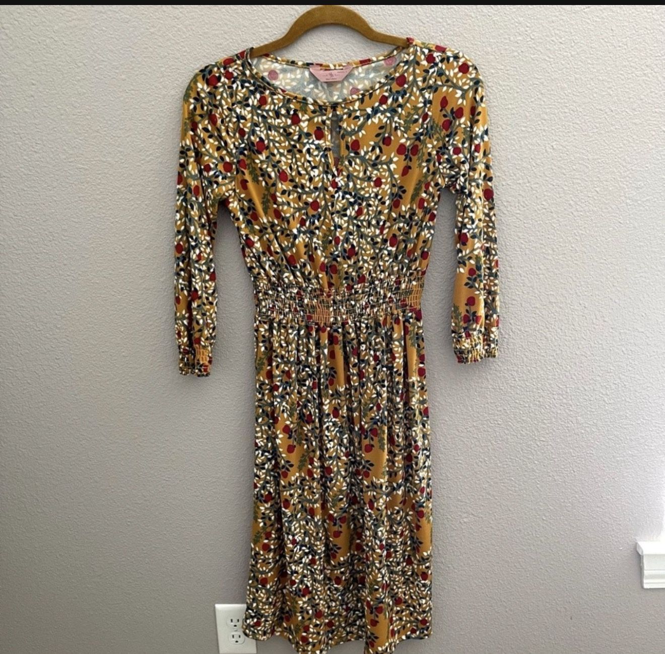 Floral long sleeve dress