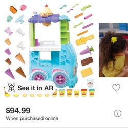 Play Doh Ice Cream Truck With Accessories