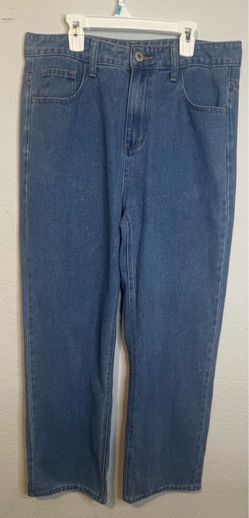 Newtusfan Men’s Blue Jeans Size 32 Light Wash Straight Leg