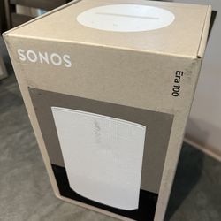Sonos Era 100 Speaker - White - Brand New