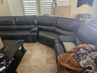 Leather Sectional Couch
