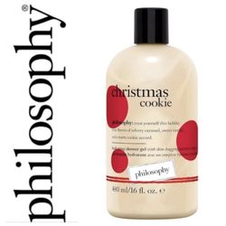NEW!  philosophy christmas cookie hydrating shower gel (16 fl oz)