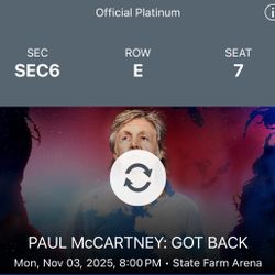 Paul McCartney - Floor Seats